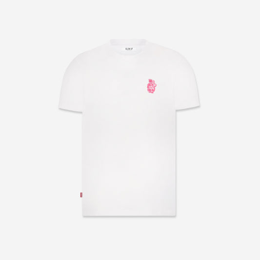 T-SHIRT GRANADA BORDADA ROSADA